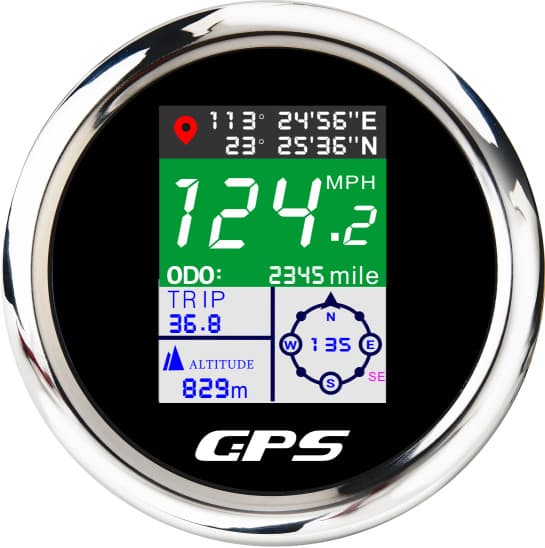 New GPS Digital Speedometer T-Screen Universal Car Marine Yacht Instrument Speedometer Gauge