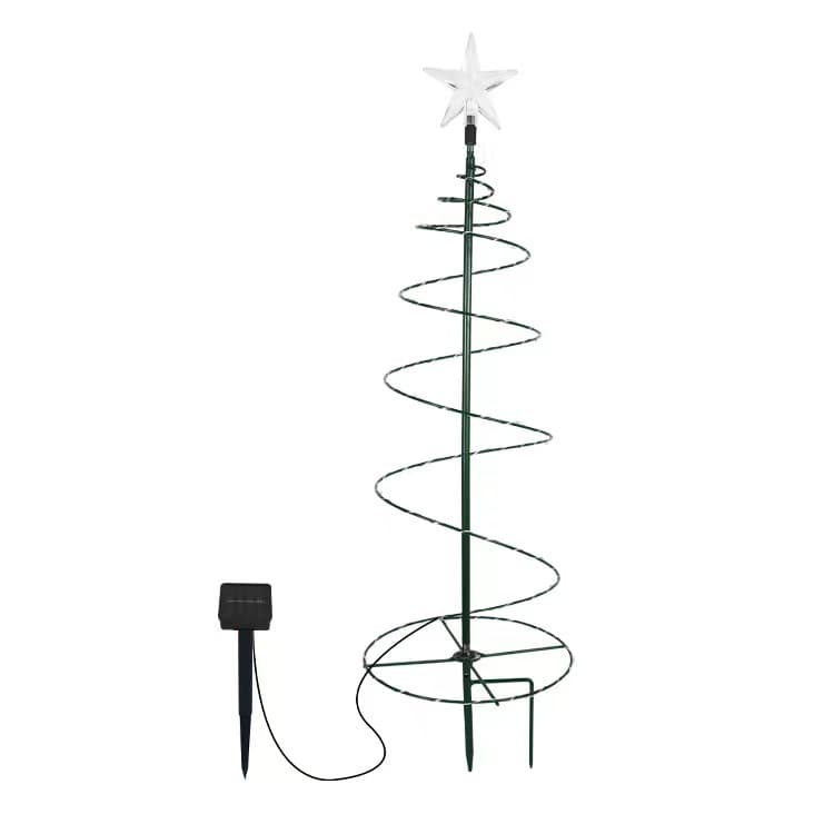 Solar Christmas Tree Cross-Border Best Seller Solar Christmas Decoration Christmas Tree Outdoor Garden