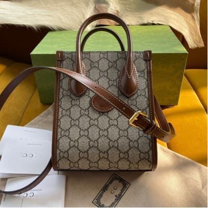 2023 New Printed G-style Accordion Bag Genuine Leather Handheld Small Square Bag Shoulder Crossbody Bag for Women with Logo