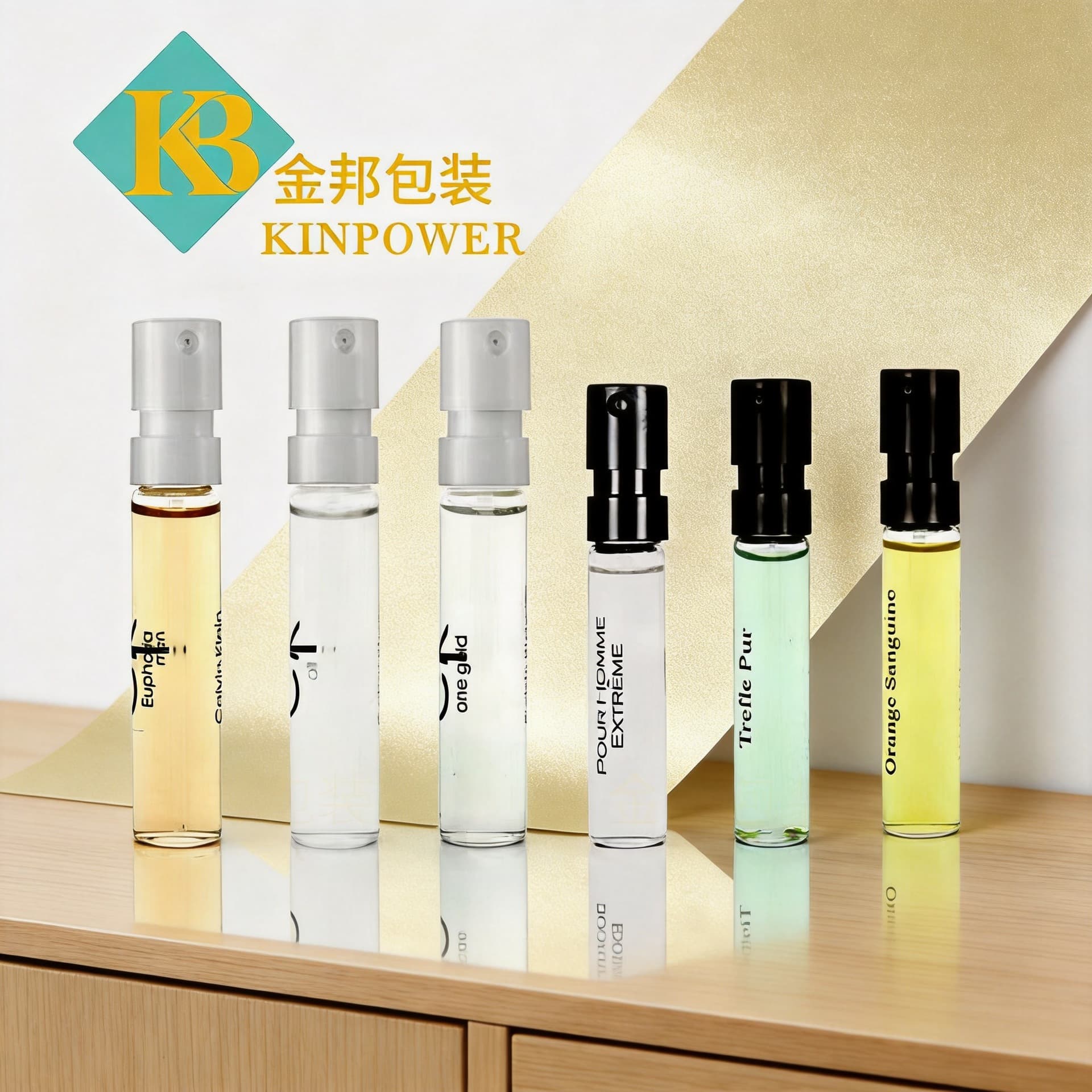 In Stock 1.5ML French Perfume Bottle 2ml Transparent Snap-On Glass Bottle Mini Travel Refillable Perfume Spray Bottle