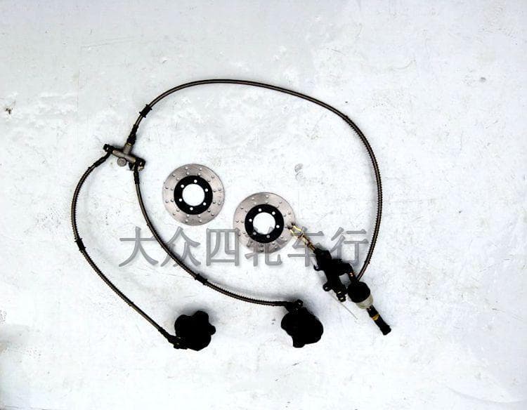 Modified four-wheel go-kart parts, large ATV axle drive rear axle with dual foot brake disc brake
