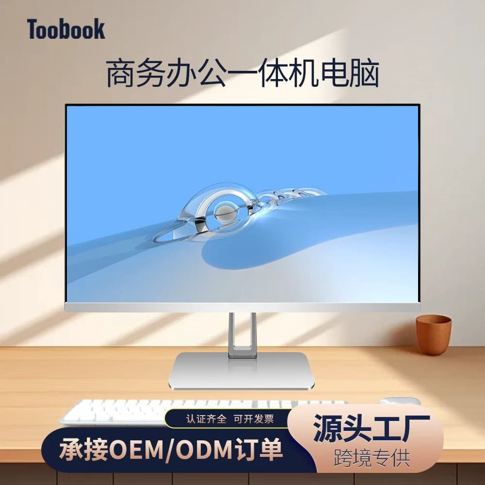 Custom All-in-One Desktop Computer Office Business 24-inch Cross-border All-in-One PC Manufacturer Custom Large Screen