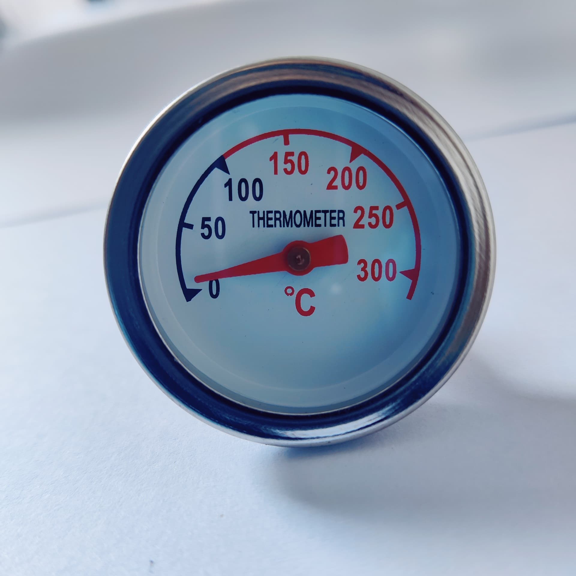 JX-15F bimetallic thermometer BBQ grill temperature gauge with sealed probe oven thermometer