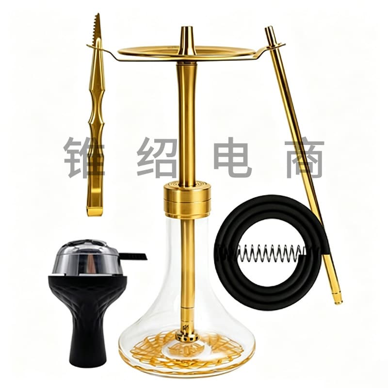 Cross-border hot selling original stainless steel Arabian large hookah EDS BIG BOSS hookah home party