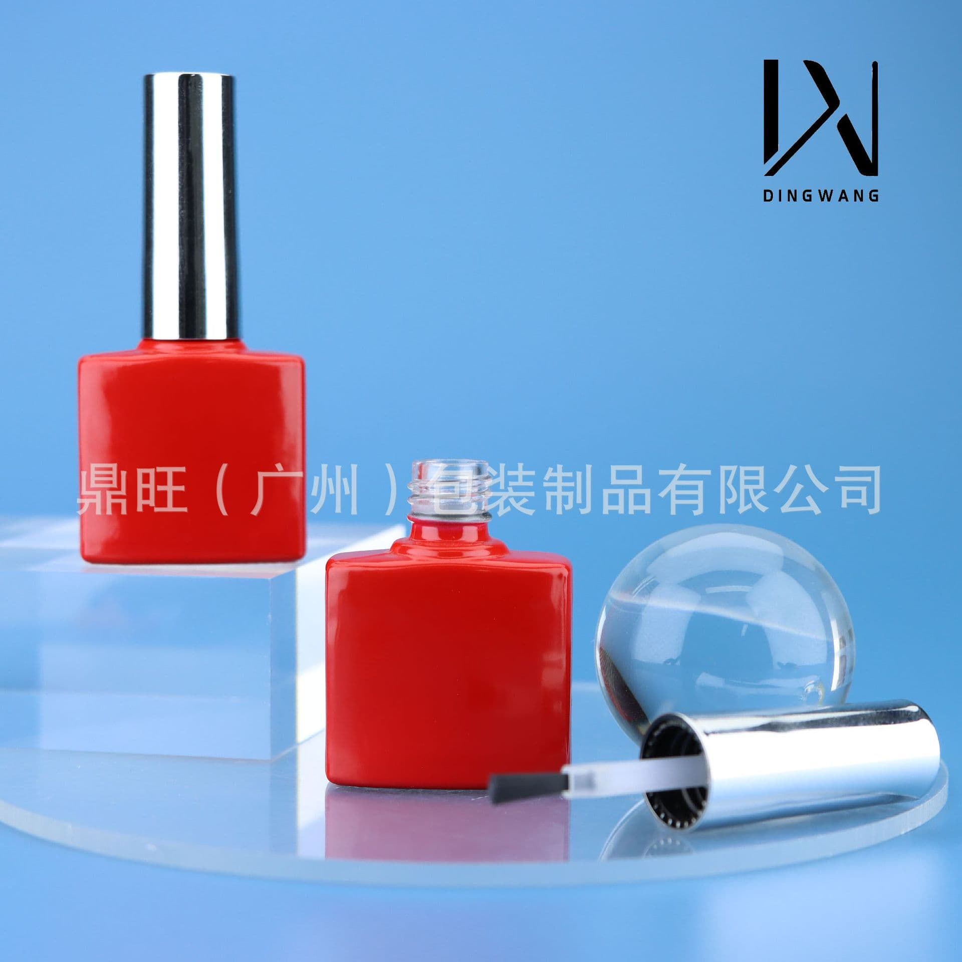 Factory Direct 12ml Nail Gel Empty Bottle, Nail Empty Bottle Refill Bottle 15ml, Nail Polish Glass Empty Bottle