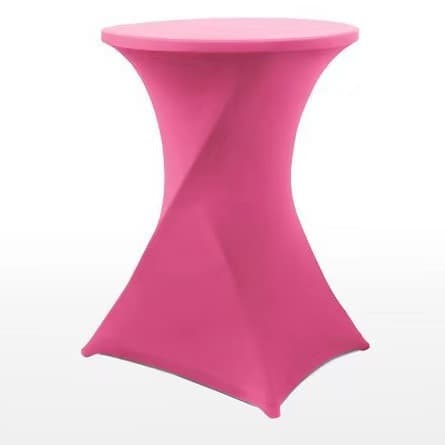 Elastic Round Tablecloth Cocktail Party High-Leg Banquet Table Cover Wholesale Round Tablecloth Dustproof Oil-Resistant Decorative