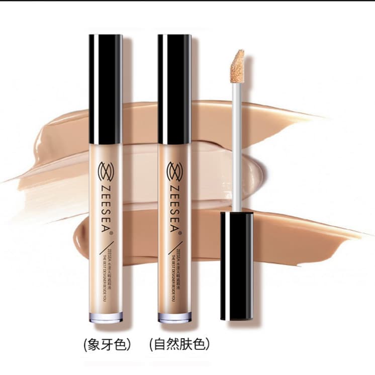ZEESEA Concealer Liquid and Cream, Covers Face Acne Scars, Spots, Dark Circles for Men and Women, Authentic