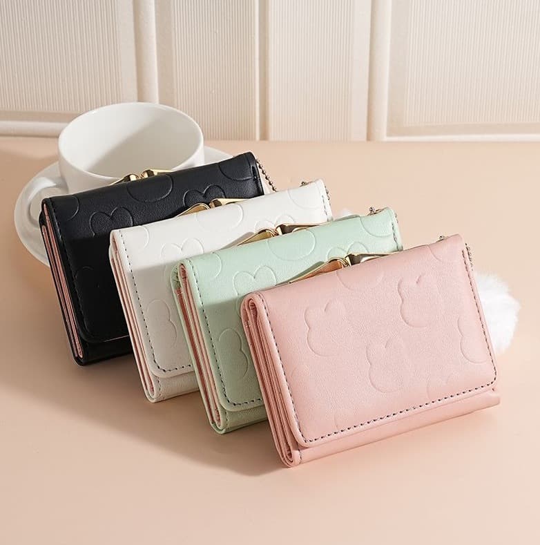 Women's Wallet Clutch Purse Ins Style Small Wallet Premium Foldable Short Handheld Cross-border Money Clip Wholesale