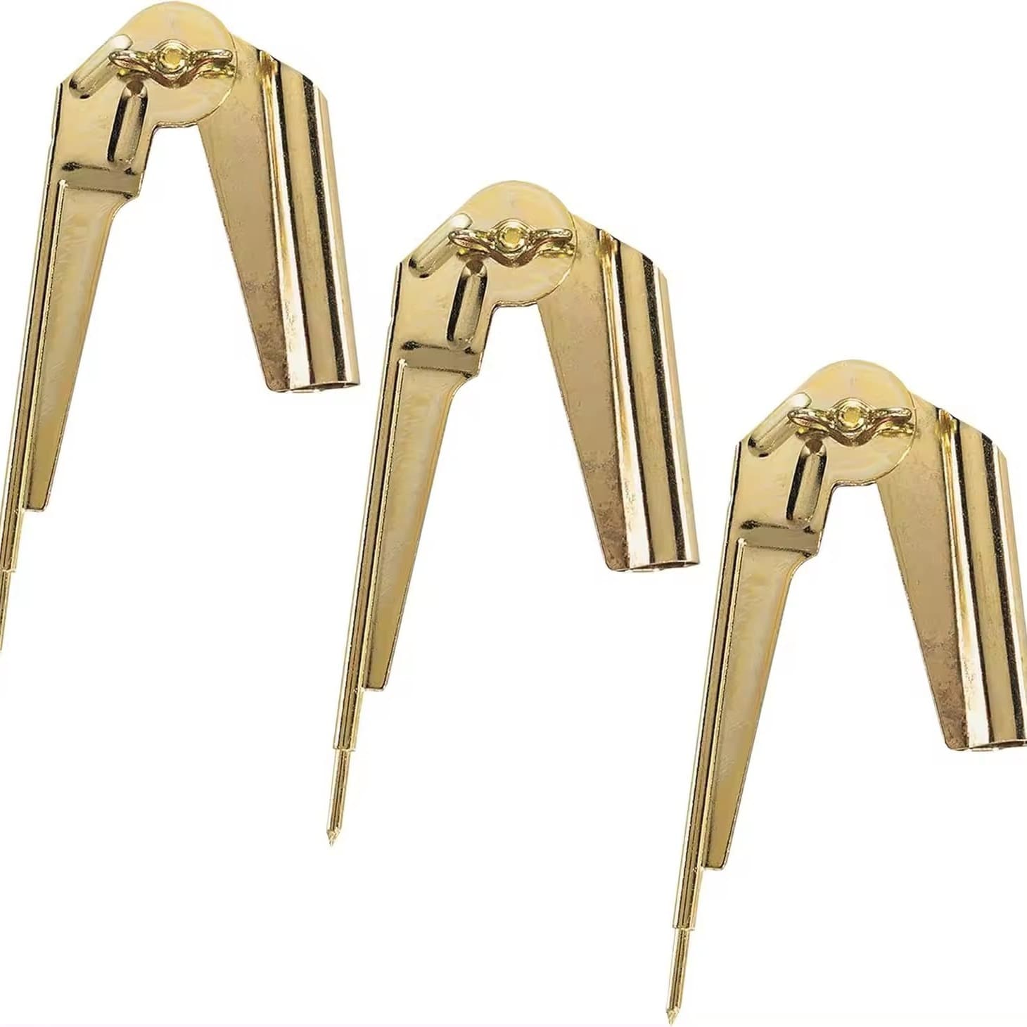 Factory direct sales of irregularly shaped metal and iron compasses for woodworking, including gold-plated ones.
