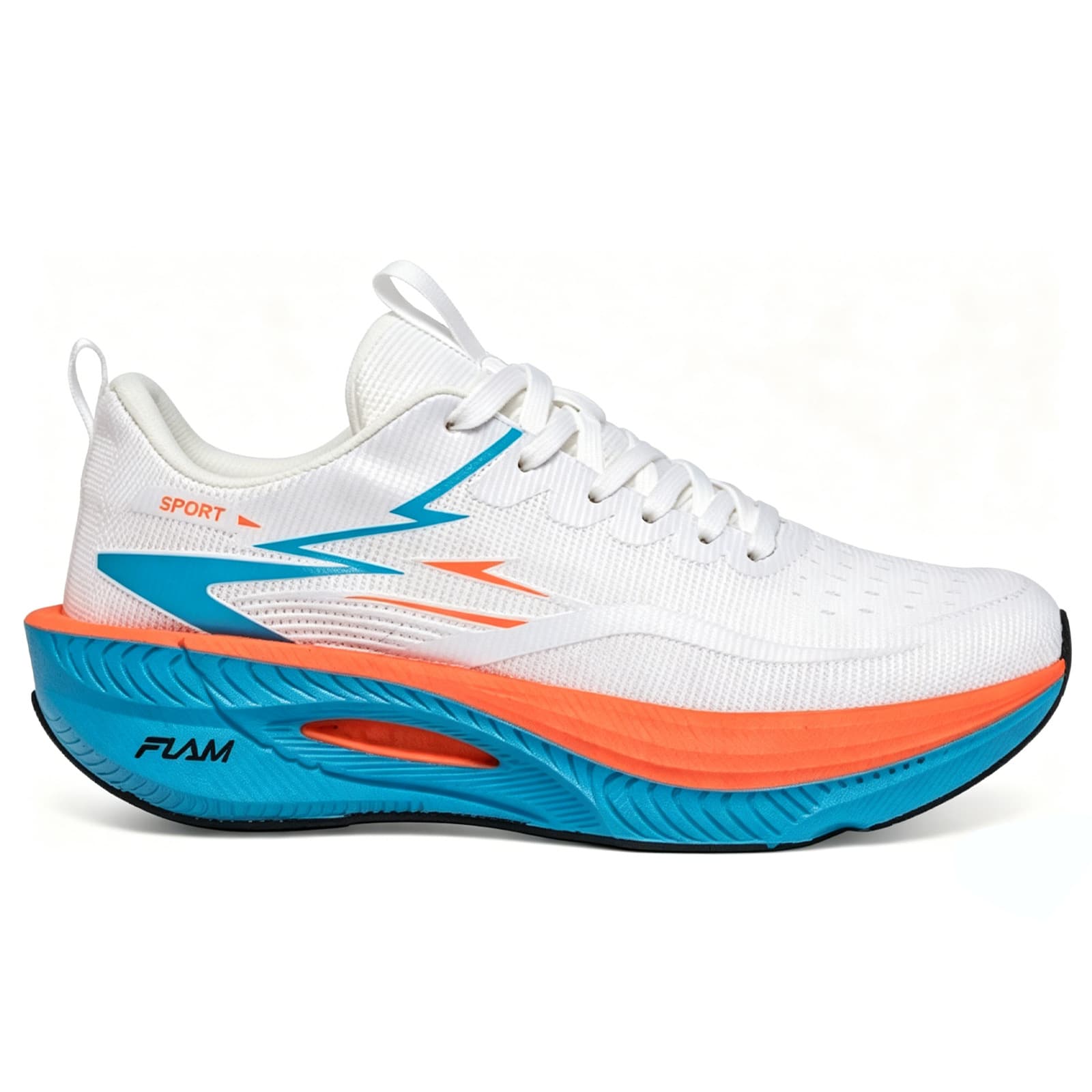 Cross-Border New Breathable Lightweight Cushioned Running Shoes for Men and Women, Student Training Shoes, Trendy Versatile Mesh Shoes
