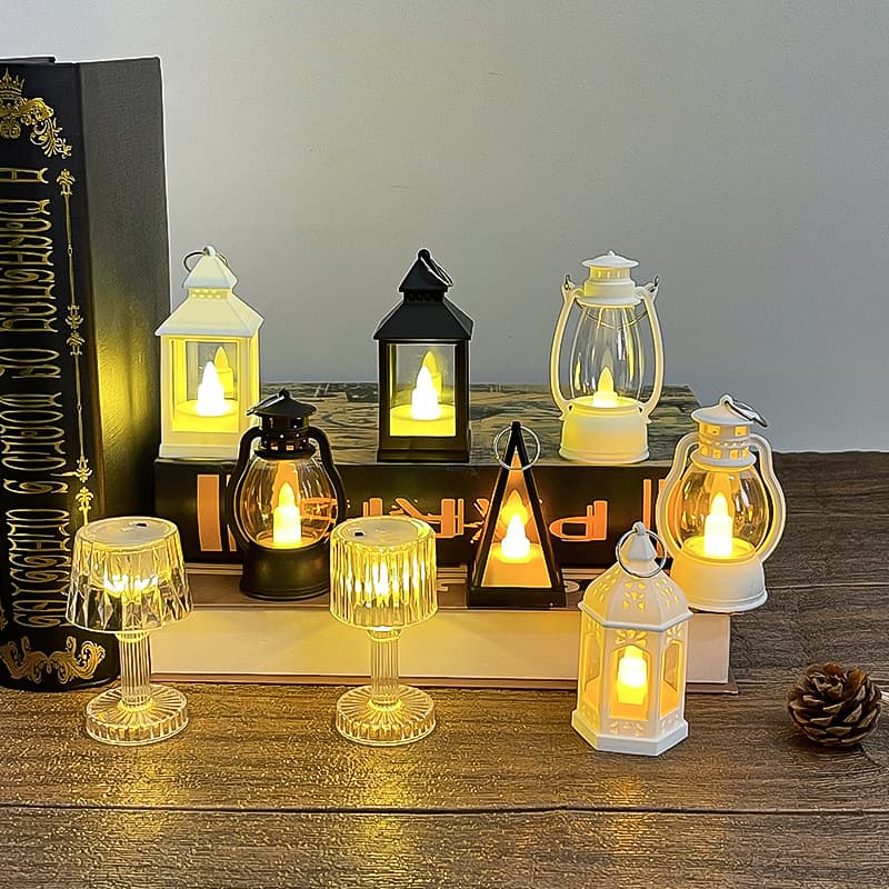 Wholesale creative small table lamp mini night light led atmosphere lamp bedroom bedside restaurant decoration atmosphere lamp ornaments