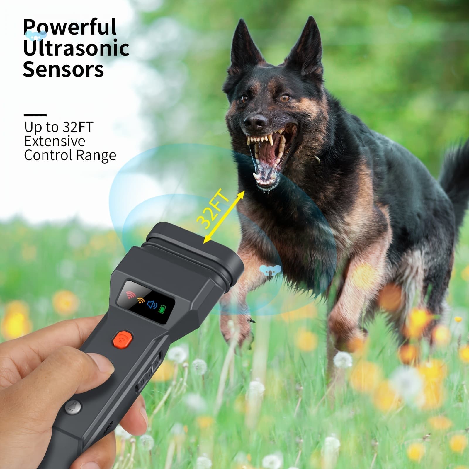 Soundwave Technology Bark Control Device with 3 Sound Modes