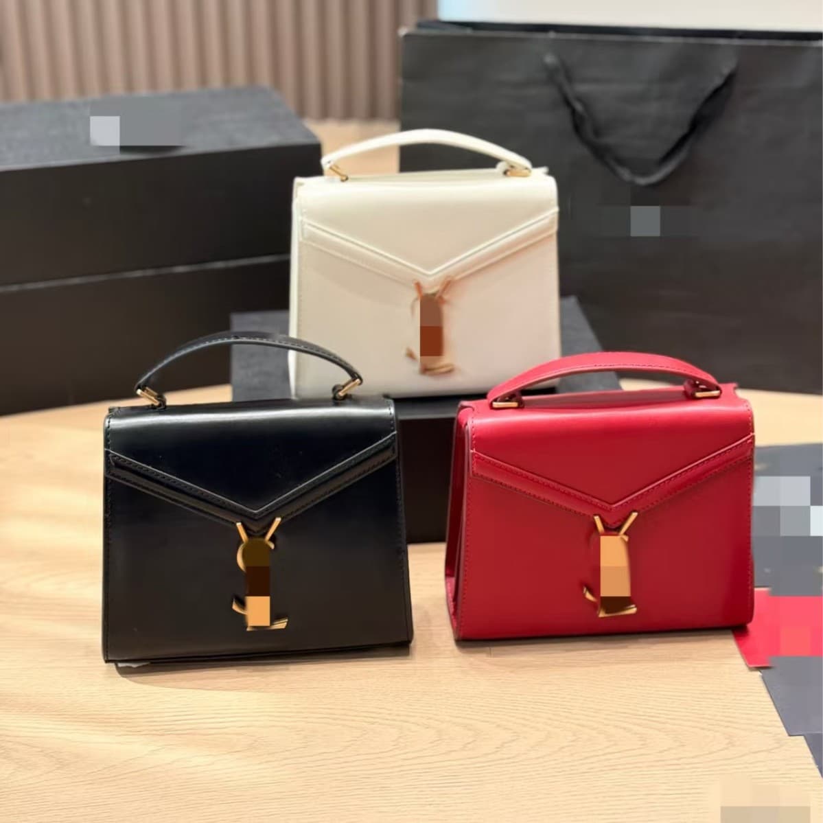 New foreign trade popular Yang Shulin envelope bag, versatile and fashionable shoulder hand-held cross-body genuine leather chain bag for women