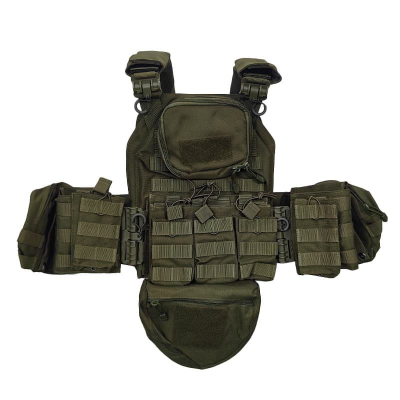 Outdoor Tactical Vest Lightweight CS Prop Military Gear Molle Modular Vest Full Set with Pouches