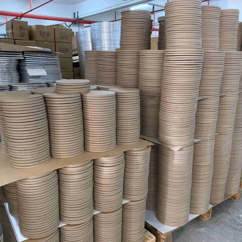 12mm corrugated cake base round gold and silver black and white cake tray cake board drums