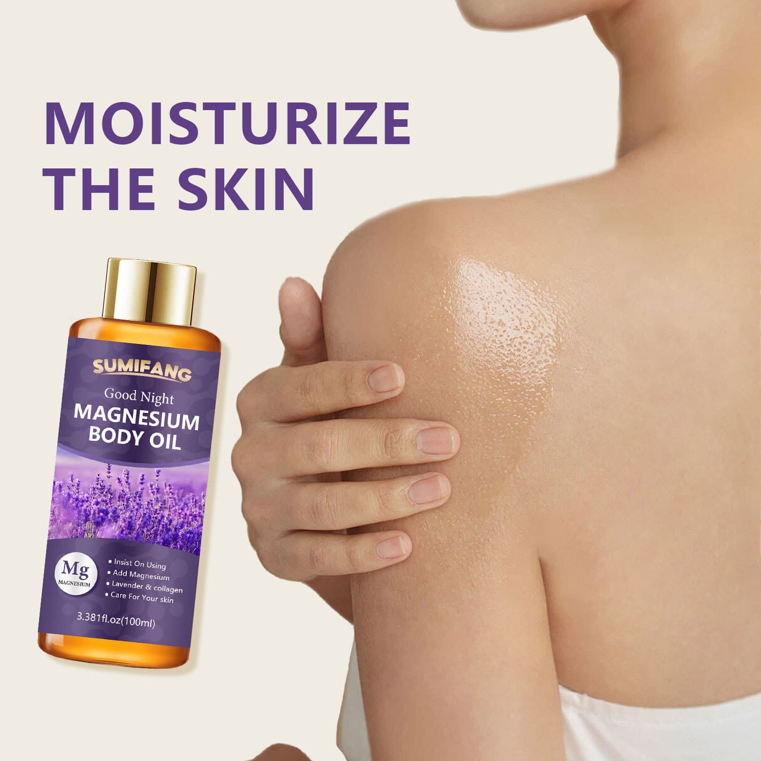 Cross-border Trade SUMIFANG Magnesium Body Oil 15ml MAGNESIUM BODY OIL