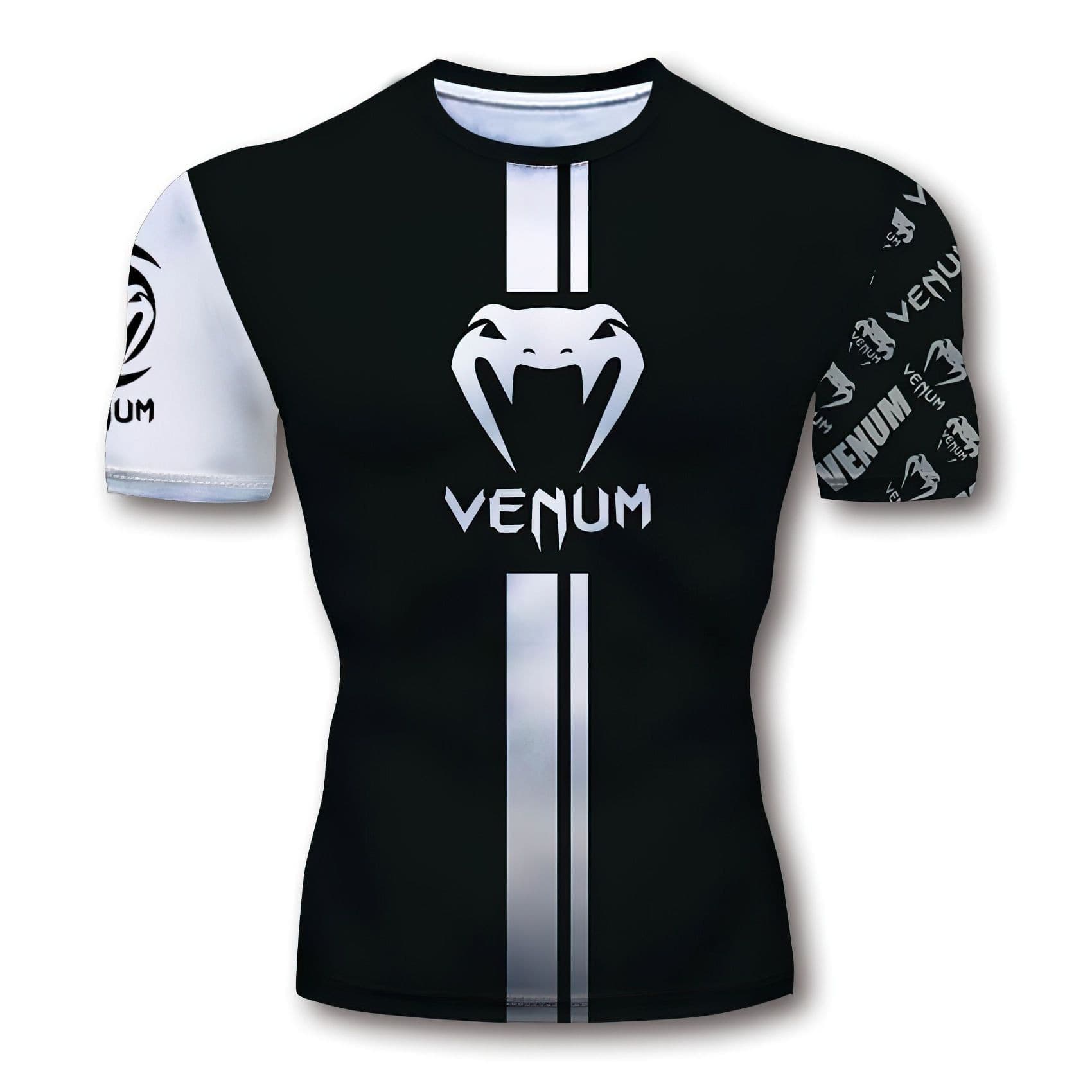 Men's short-sleeved MMA fighting tops fighting Sanda suit sports running T-shirt quick-drying breathable cross-border Amazon boxing