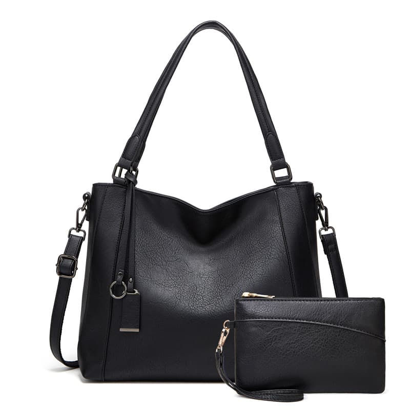 2026 New Cross-Border Women's Bag for Europe and America, Large Capacity Soft Leather Handbag, Fashionable Large Capacity Commuter Shoulder Crossbody Bag