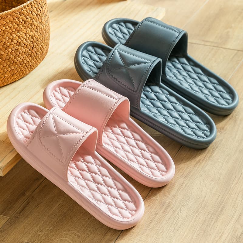 Cross-border EVA Soft Sole Slippers for Women Summer Comfortable Non-slip Odor-resistant Indoor Outdoor Couple Beach Sandals