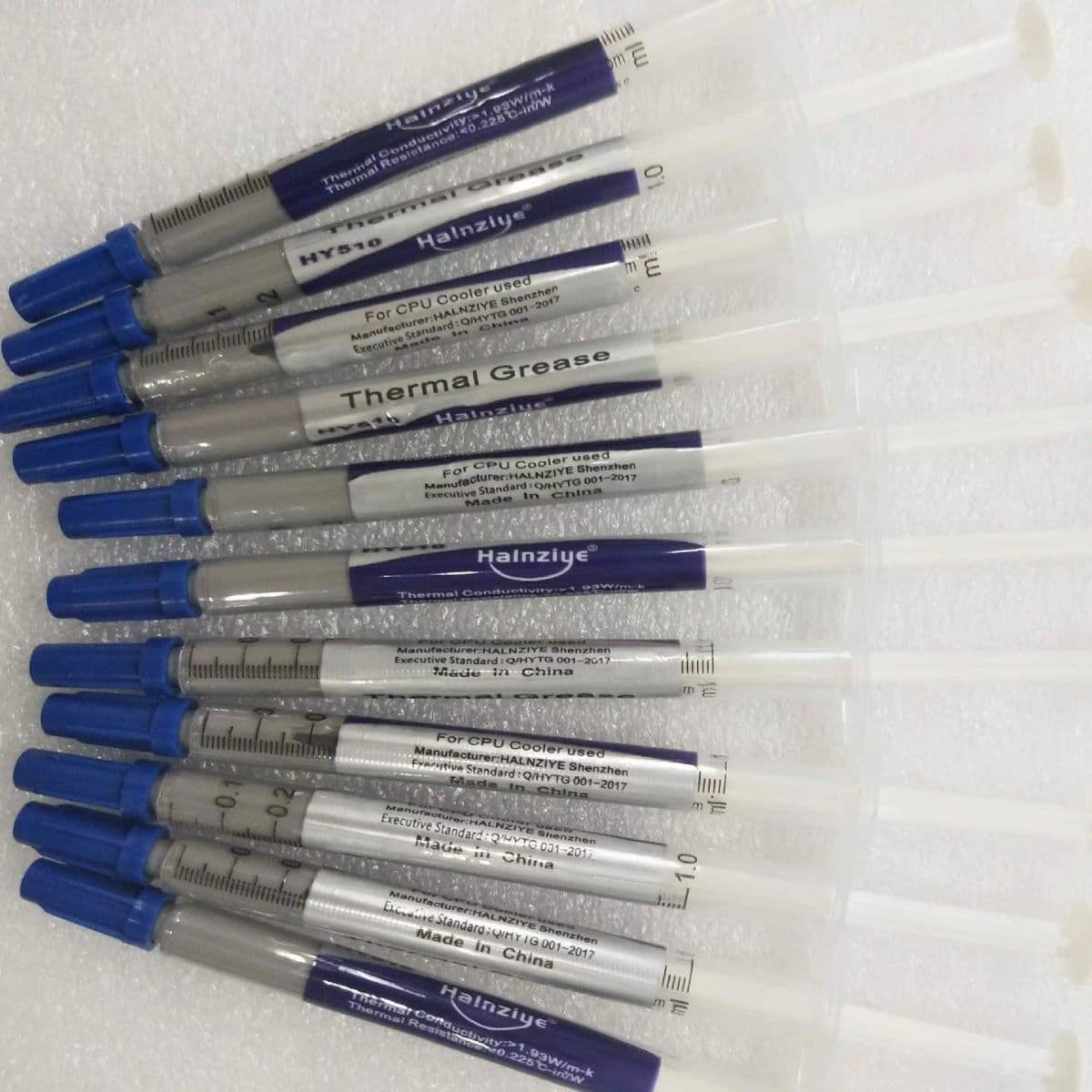 Factory Wholesale Small Syringe HY510 Thermal Grease CPU Heat Sink Silicone Grease Special Gray Small Tube 1g