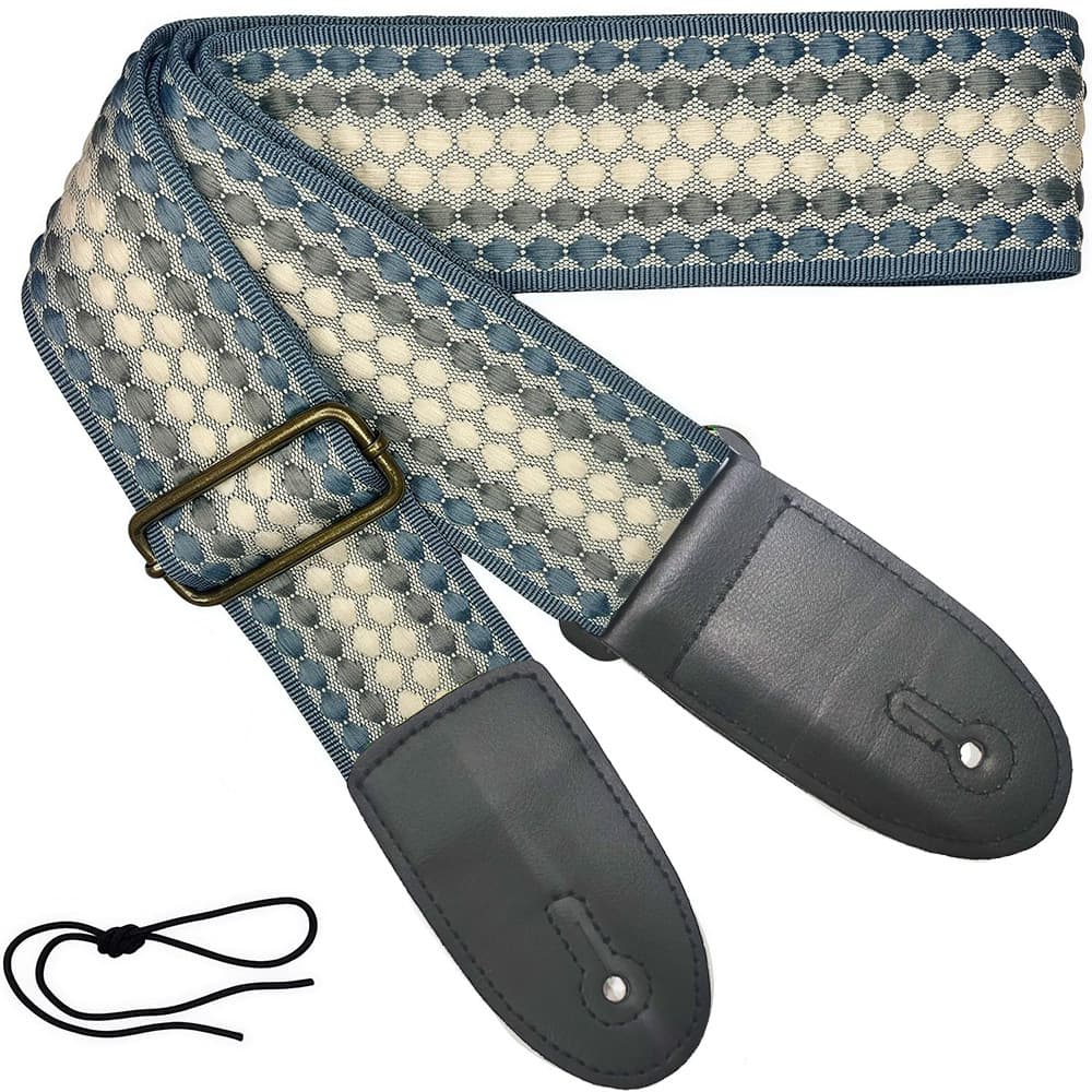 Cross-border Supply Guitar Folk Guitar Strap Shoulder Strap Folk Accessories Acoustic Guitar Bass Electric Guitar Personalized Universal
