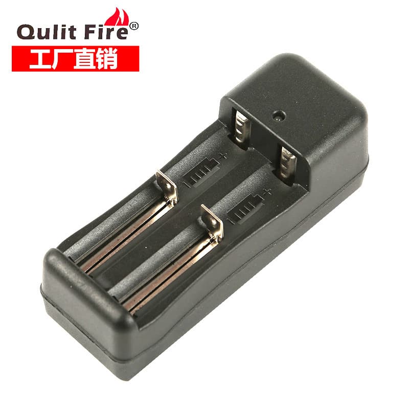 18650 Lithium Battery Charger Dual Slot Charger 18650 Dual Charger 14500 Flashlight 3.7V Lithium Battery