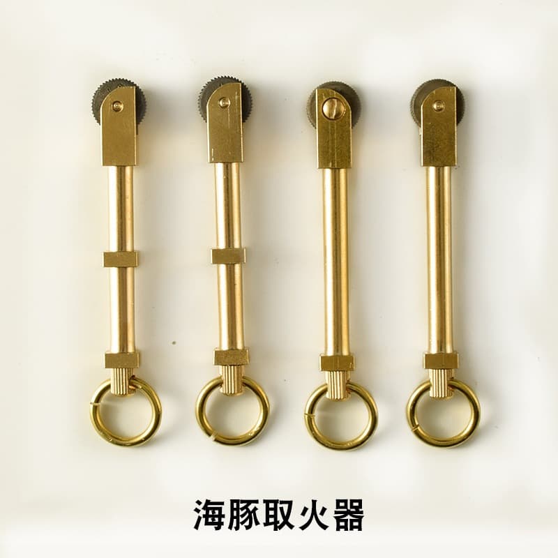 Dolphin Fire Starter Outdoor Pulley Flint Holder Fire Striker Igniter Outdoor Fire Starter Tinder