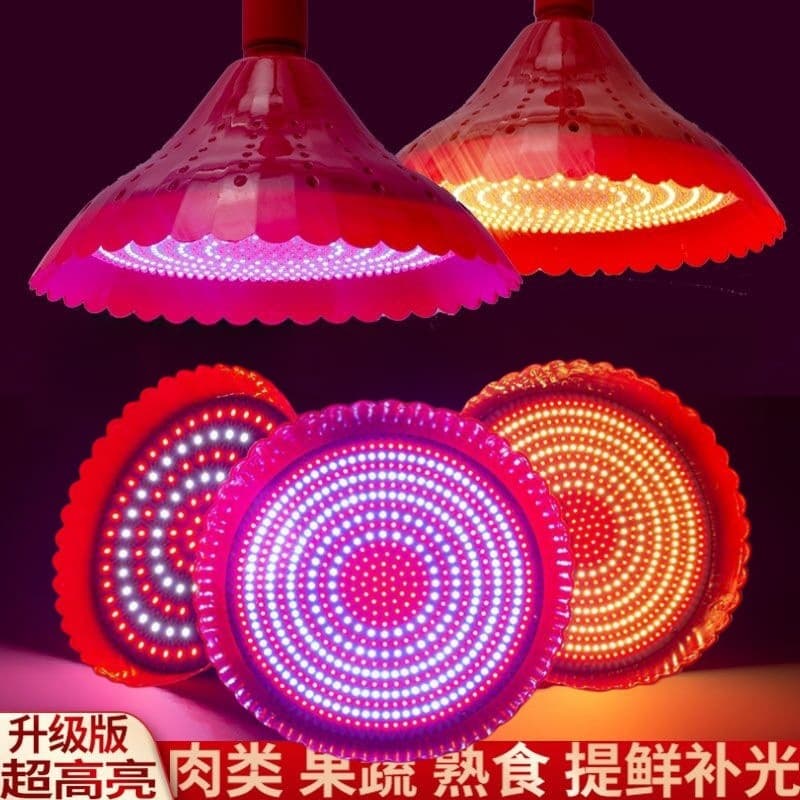 Fresh food lamp LED pork braised meat cooked food store special lamp, warm light fruit meat display seafood pendant lamp hot seller
