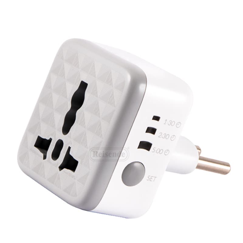 Timer night light adapter plug, Iran timer adapter plug, LED illuminated logo converter.