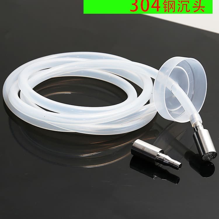 Tea set water pipe accessories, automatic water suction pipe for bottled water, tea tray water inlet pipe, drinking water machine hose, silicone suction pipe