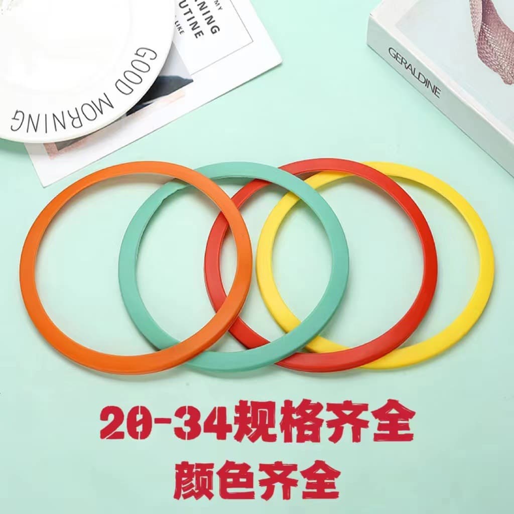 22-34 Silicone Sealing Ring for Glass Lids, Universal Vacuum Pot, Micro-Pressure Pot, Soup Pot Sealing Ring, Direct Supply from Manufacturer