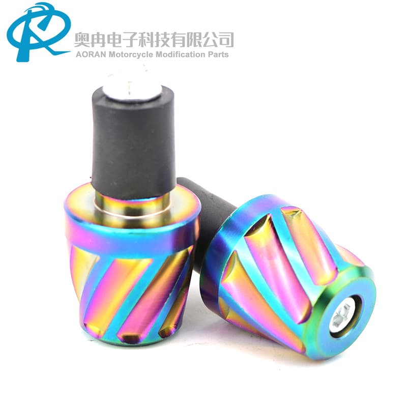 Colorful motorcycle handlebar plug, scooter electric vehicle modification accessories, universal direction handlebar plug, motorcycle accessories