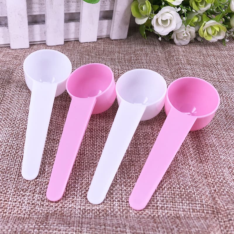 10g measuring spoon 10g plastic measuring spoon 20ml white pink round bottom spoon liquid powder measuring spoon milk powder spoon
