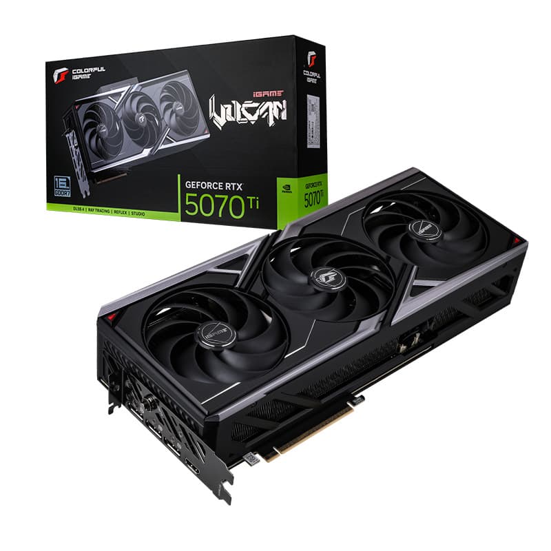 iGame GeForce RTX 5070 Ti Vulcan X OC Fire God Esports Gaming Computer Graphics Card