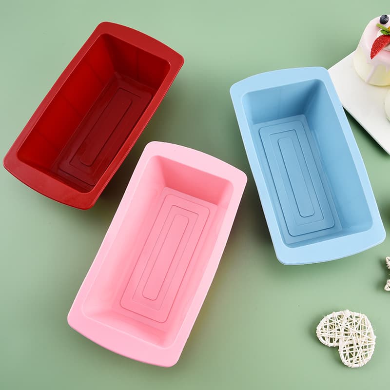 DIY Food Grade Silicone Toast Tray Household Bread Cake Mold Rectangular Baking Tool Tray Pastry