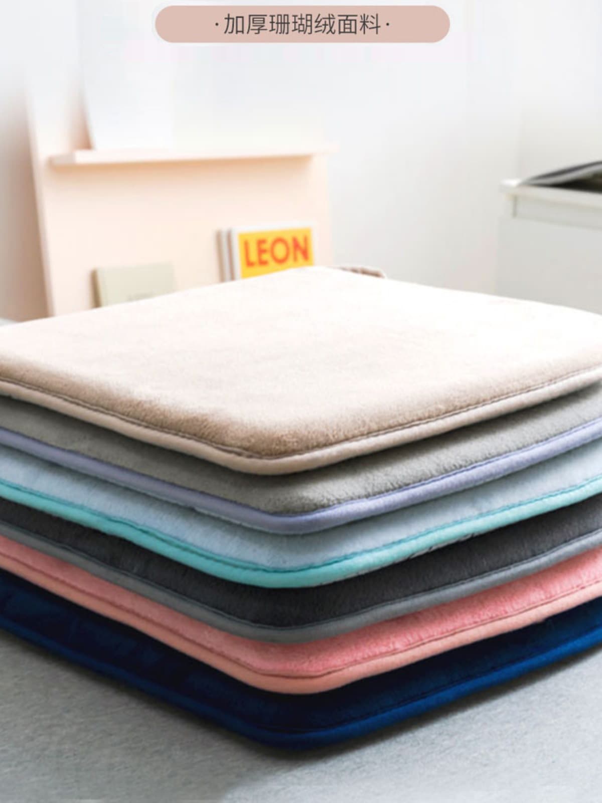 Office Chair Cushion for Prolonged Sitting, Student Classroom Dining Chair Pad, Winter Sponge Seat Cushion for Pain Relief