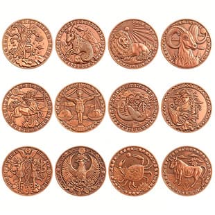 Cross-border Hot Selling 999 Pure Copper Purple Copper 1oz High Relief Collectible Copper Coin Foreign Trade Gift Coin Customizable