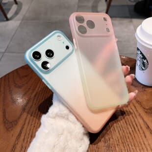 For iPhone 17 Pro Max Case, iPhone 17 Pro Ultra-Thin Gradient Frosted Anti-Drop 16 Pro Soft Shell