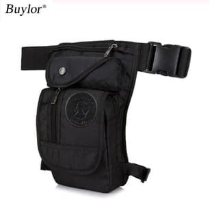 New Cross-Border Multifunctional Fashion Nylon Leg Bag for Outdoor Cycling, Hiking, Motorcycle Travel, Men's Sports Convenient Waist Pack