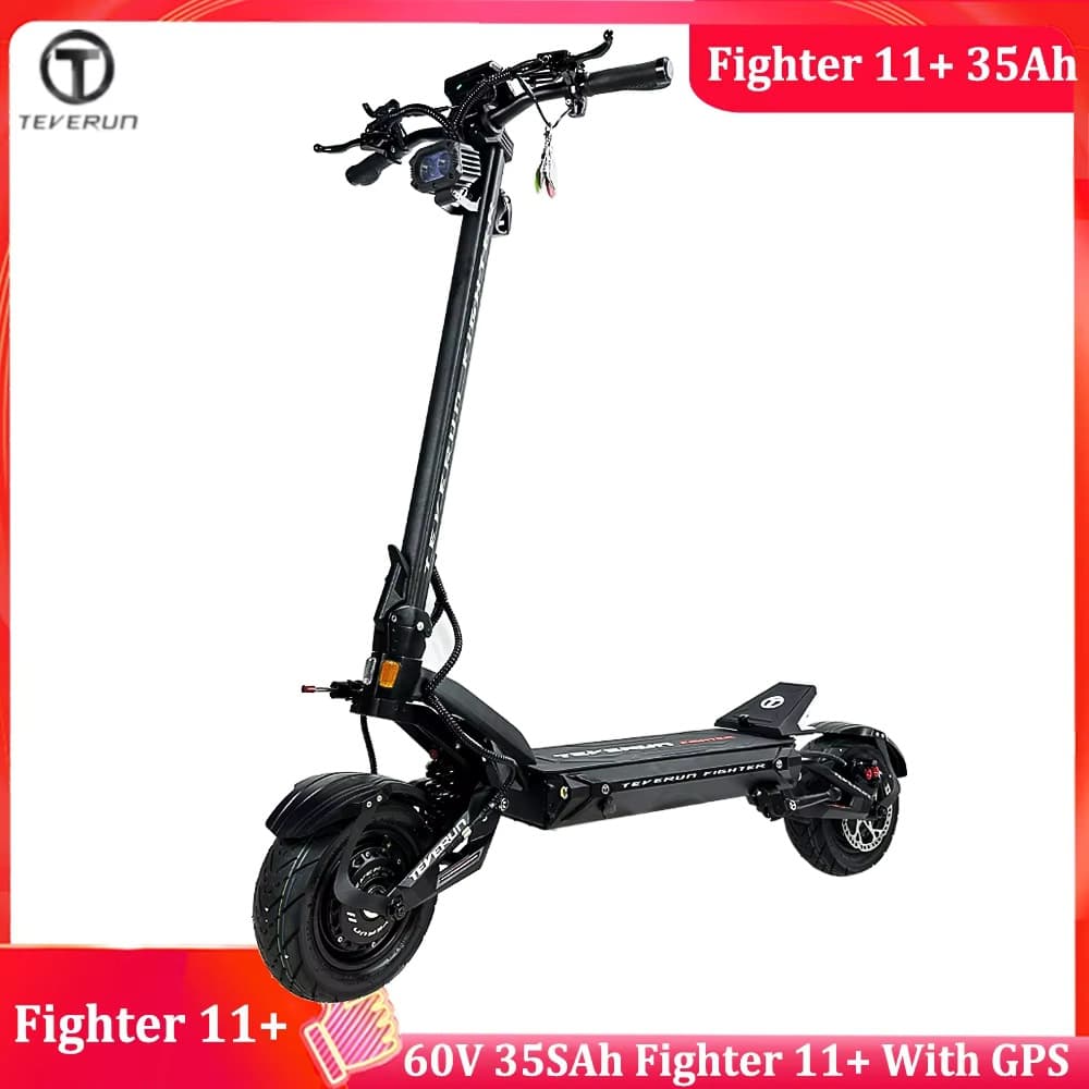 2026 cross-border teverun fighter 11+ 60V 37.1Ah 1600W * 2 motor new 4 British