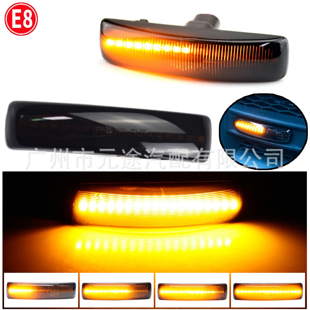 Side Marker Light for Land Rover Sport Discovery Freelander LR2 L359 LR3 Turn Signal Light Dynamic