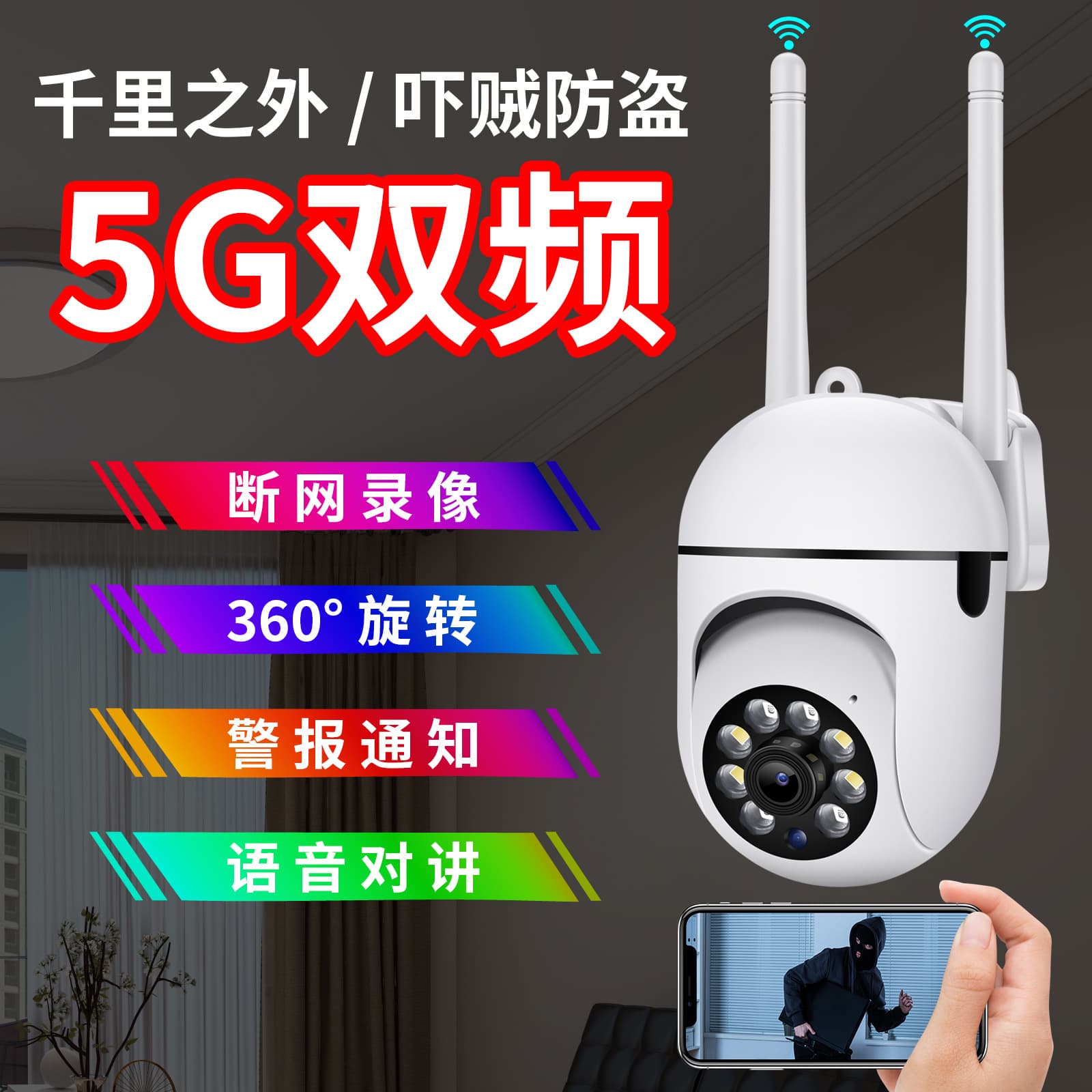 Surveillance camera dome surveillance camera indoor small dome smart network home monitor camera