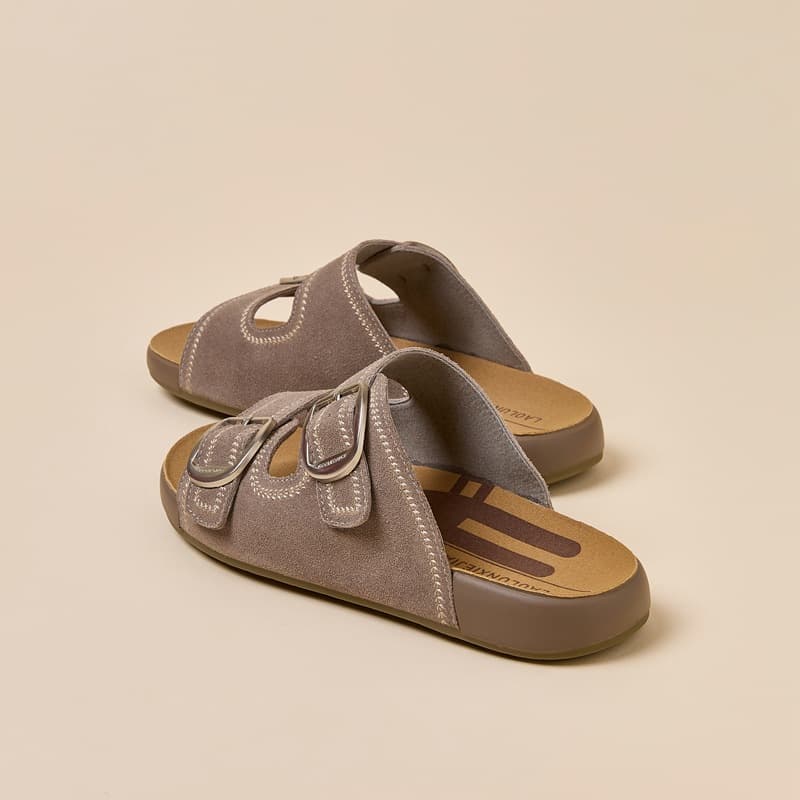 Vintage Birkenstock Sandals Summer New Women's Flat Thick Sole Breathable Casual Soft Sole Beach Sandals