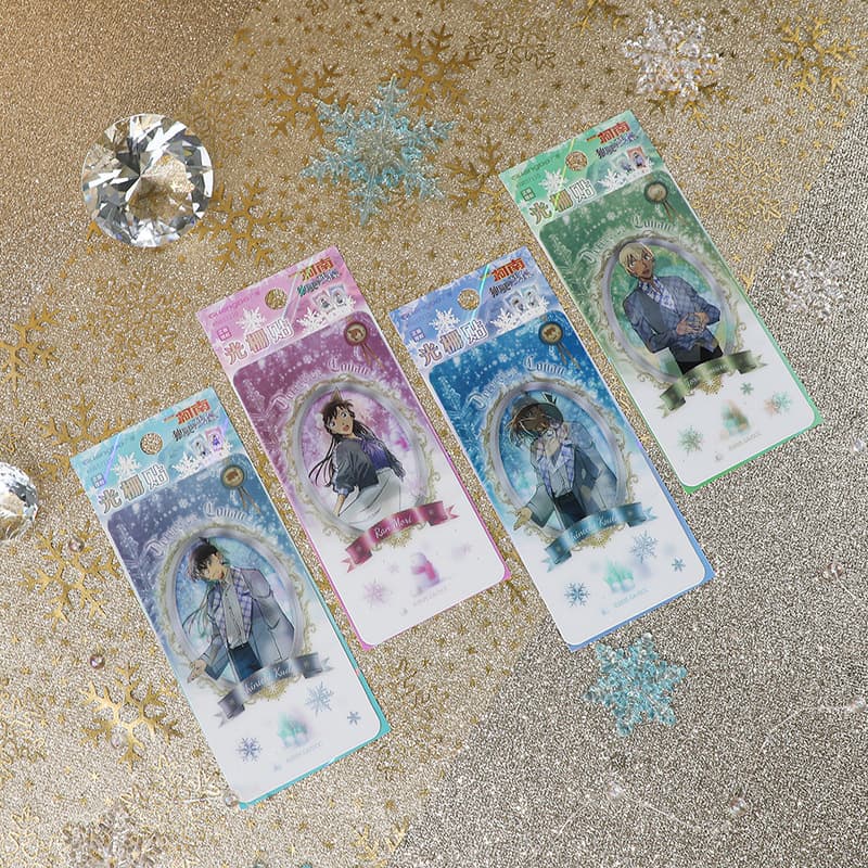 Guangbo KN657110 Genuine Detective Conan PET Lenticular Stickers Strong Adhesive High Aesthetic Scrapbook DIY Stickers