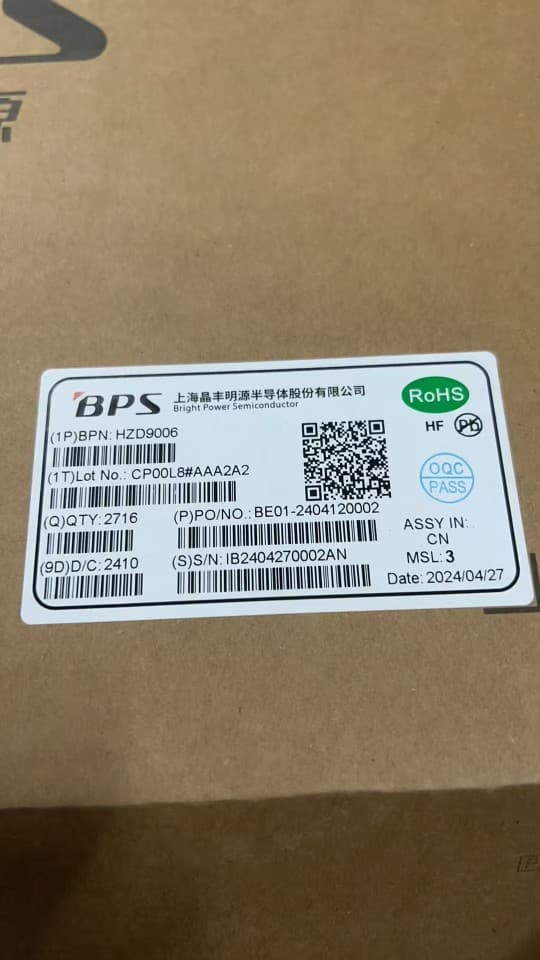 BPS Original BP85224DA SOP-7 Non-Isolated Switching Power Supply Driver Chip Fixed 5V Output