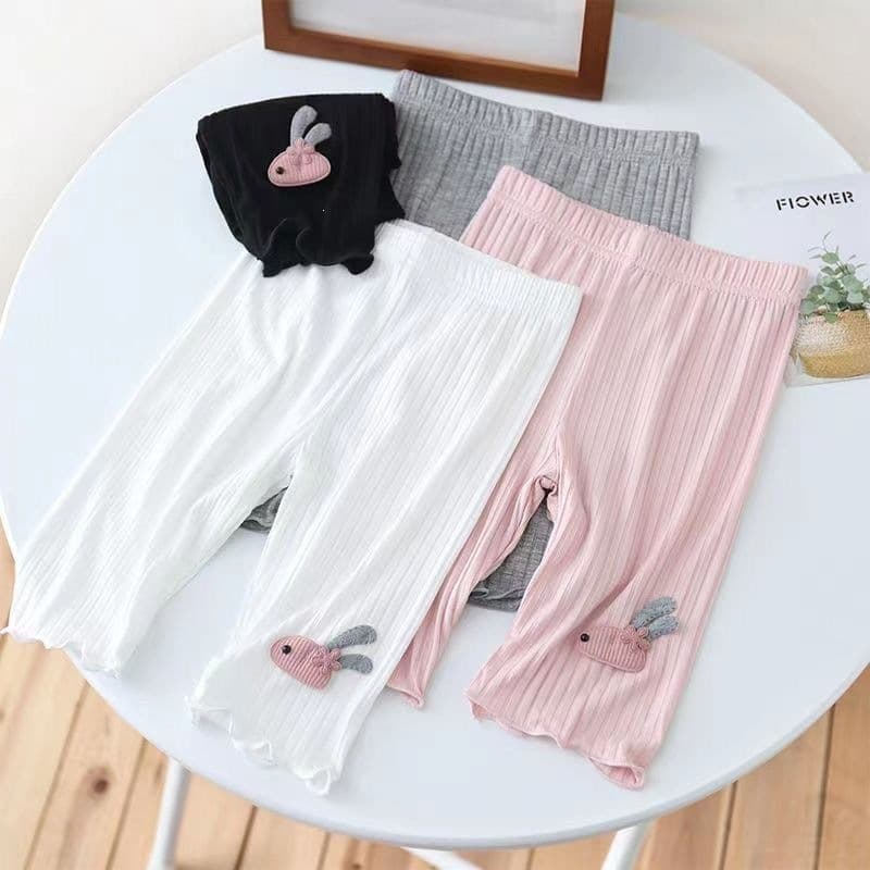 Girls' shorts summer thin pants children safety shorts summer capri baby modal leggings outer wear