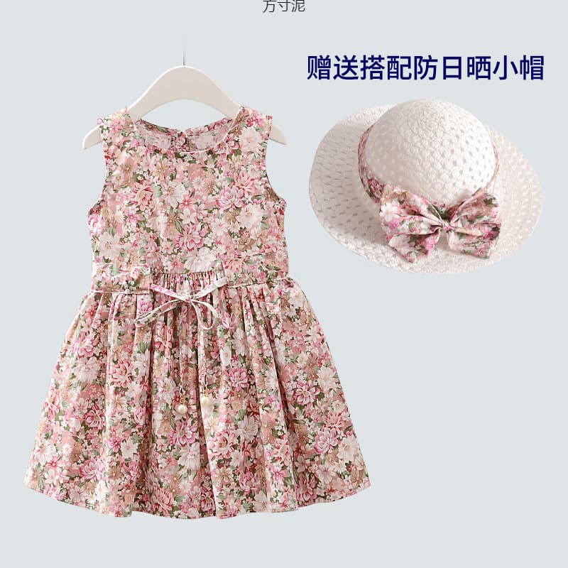 Girls' Summer Dress 2025 New Style Baby Vest Dress Korean Princess Dress Children's Skirt Wholesale