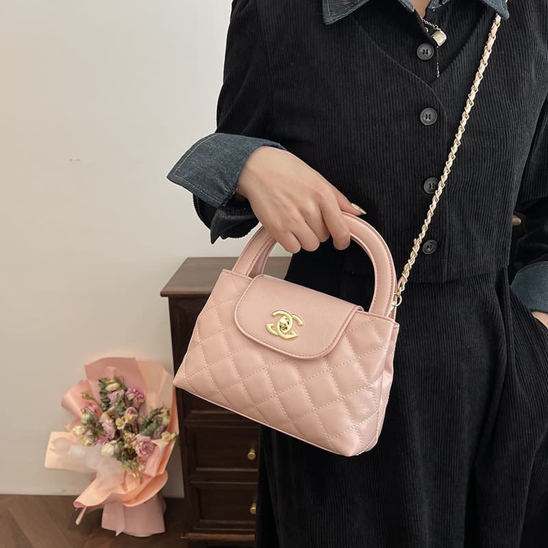 2025 New Fashionable Chanel-Style Diamond Quilted Chain Handbag Shoulder Crossbody Bag Handbags