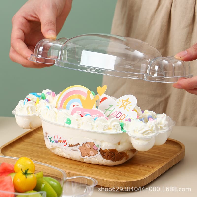 Children's Day Cartoon Snack Fruit Cake Box, Children's Day Cream Tiramisu Packaging Box, Dessert Holiday Gift Box