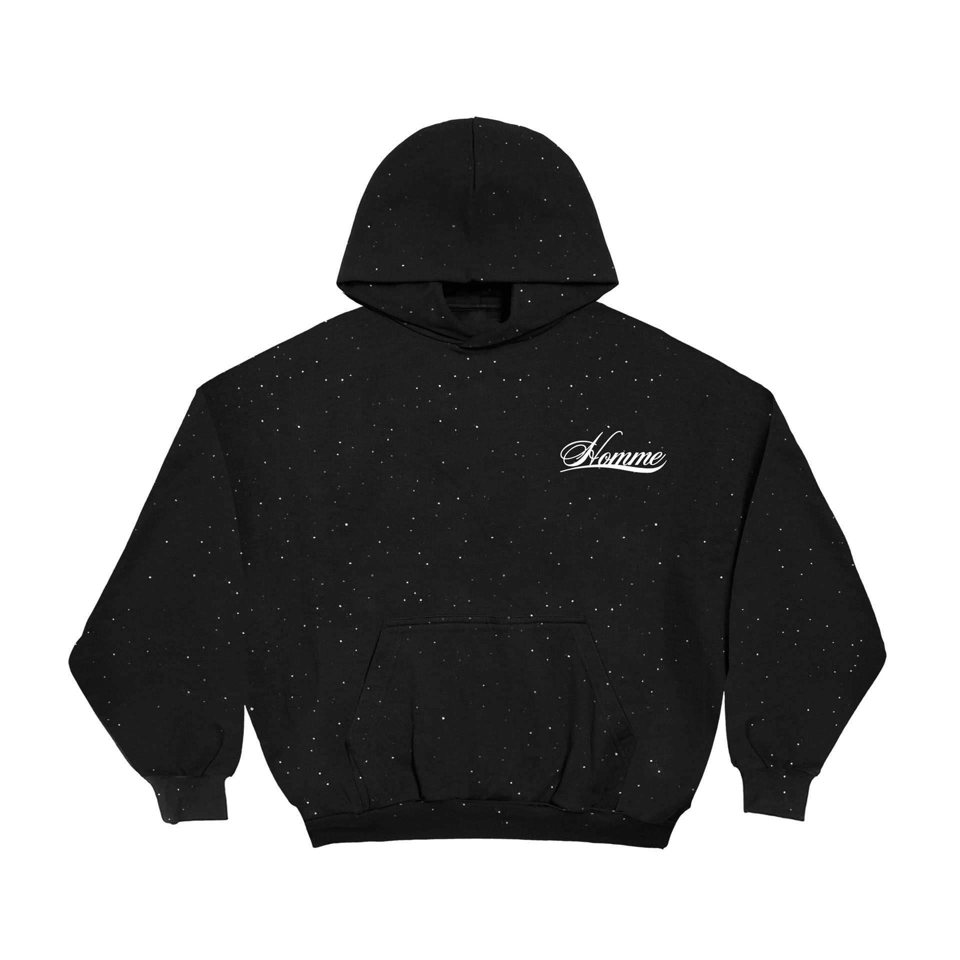 Oversized Y2K Hoodie with Starry Pattern, Unisex Pullover Sweatshirt, Wholesale